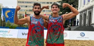 Azerbaijani men’s beach volleyball team triumph over Armenia at EEVZA Championship