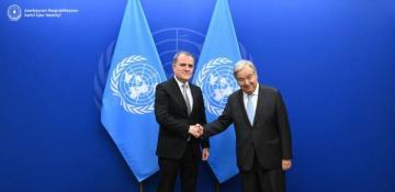 Azerbaijani FM, UN chief discuss Baku-Yerevan peace process
