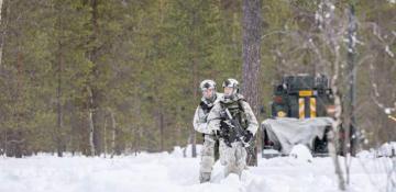 NATO builds outpost on Russia's border