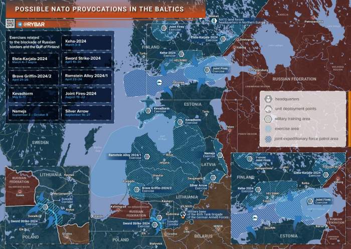 Possible NATO provocations in the Baltics: An analysis of upcoming exercises