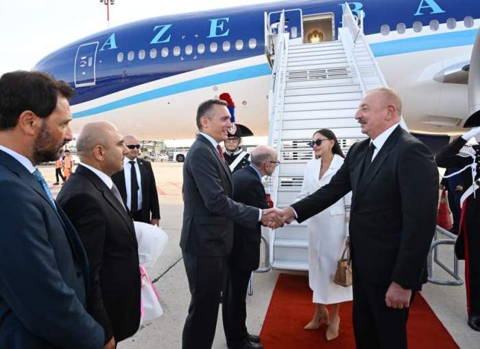 News about - President Ilham Aliyev lands in Italy for official visit 