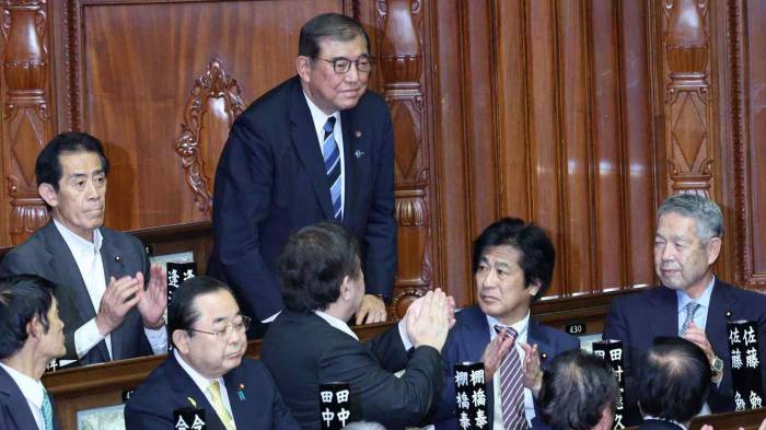 Shigeru Ishiba elected new Japanese premier 