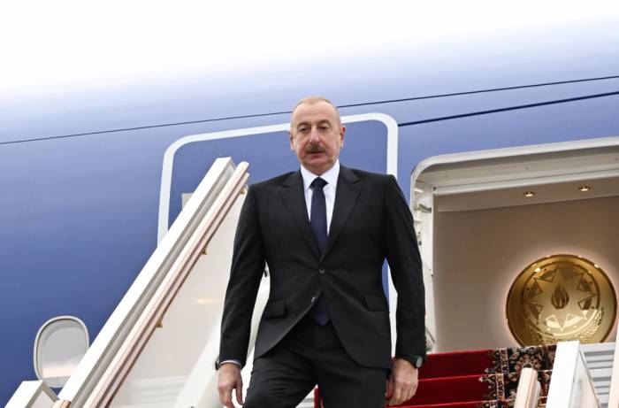 News about - Azerbaijani president arrives in Russia