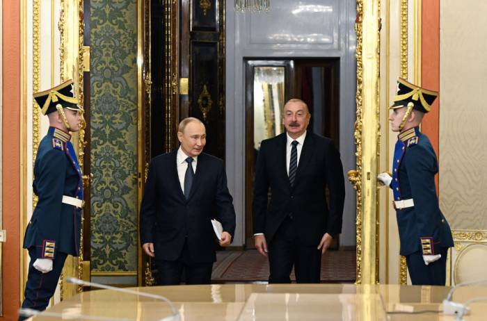 News about - Azerbaijani, Russian presidents meet in Moscow