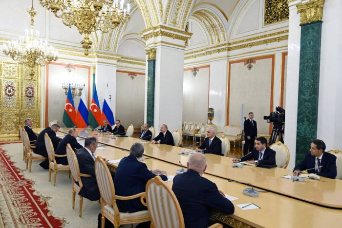 News about - Azerbaijani, Russian presidents meet in Moscow
