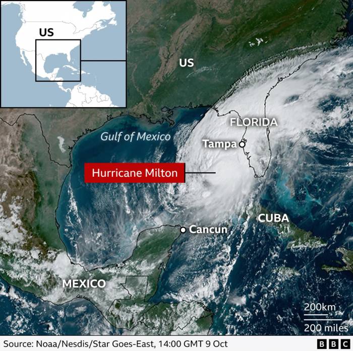 News about - When is Hurricane Milton expected to reach Florida? 