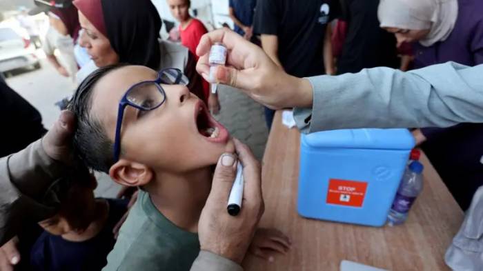 Nearly 93,000 children vaccinated against polio in Gaza: UNRWA