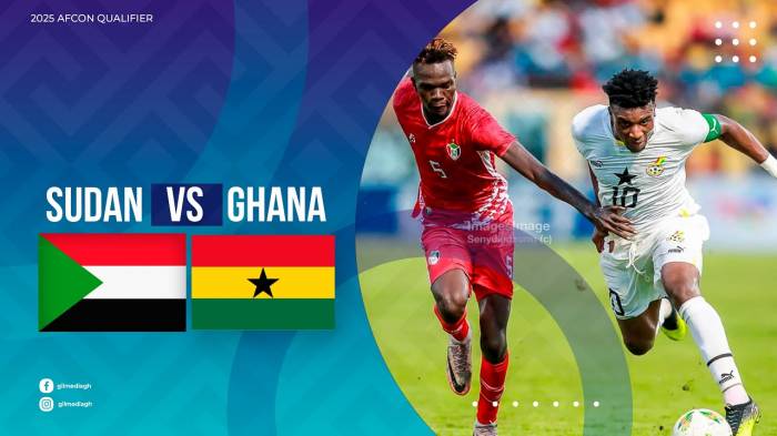Sudan stuns Ghana 2-0 in AFCON 2025 qualifiers