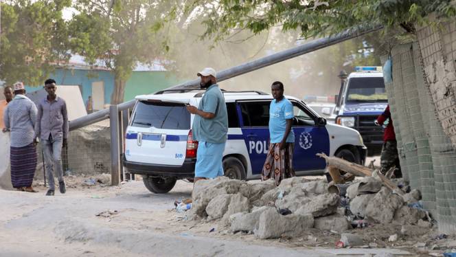 Seven killed in suicide bombing near police academy in Somalia's capital 
