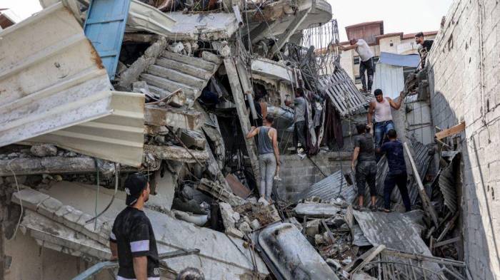 Israeli airstrikes on northern Gaza leave dozens dead 