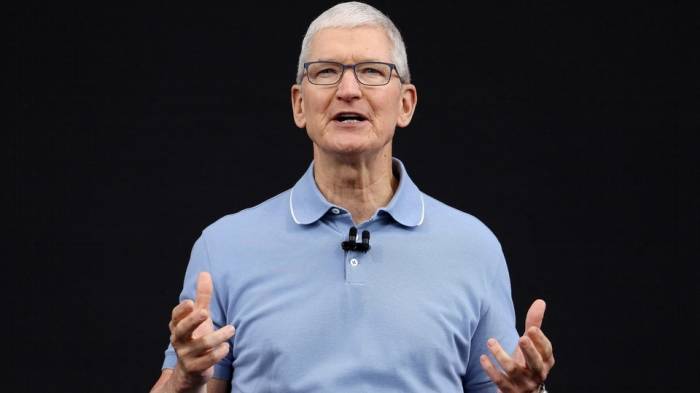 Apple CEO visits China amid slumping sales