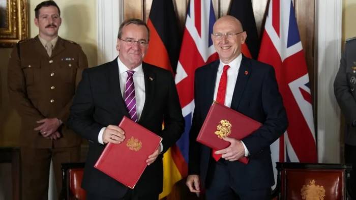 UK, Germany ink landmark defense pact