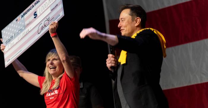 US Justice Dept warns Elon Musk over potentially illegal $1 million voter giveaway