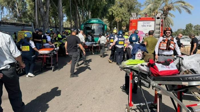 A truck crashed into a bus stop near Tel Aviv  VIDEO 