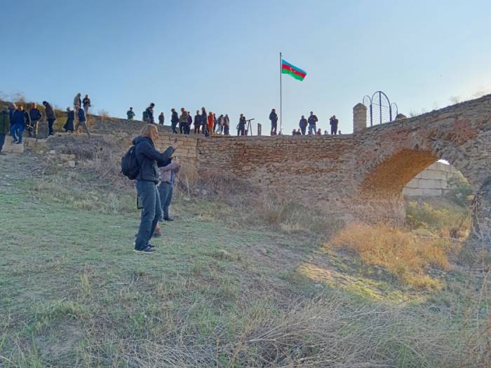 News about - International travelers visit Azerbaijan’s historic Khudafarin Bridge 