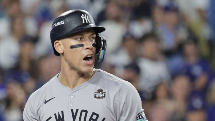 Aaron Judge faces challenges in World Series amid Yankees' struggles