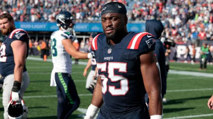 Chiefs enhance pass rush by acquiring Joshua Uche from Patriots 