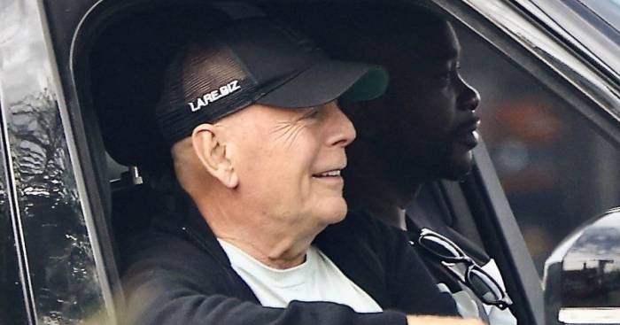 Bruce Willis spotted smiling on car outing after dementia diagnosis