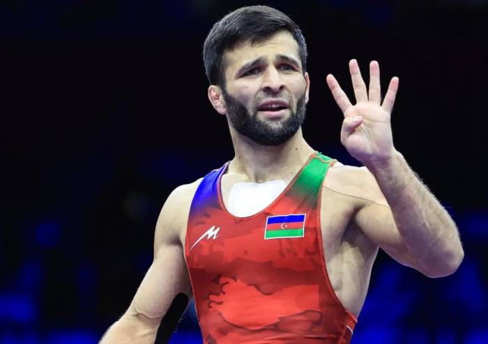 Azerbaijani wrestler Eldaniz Azizli clinches fourth world championship title