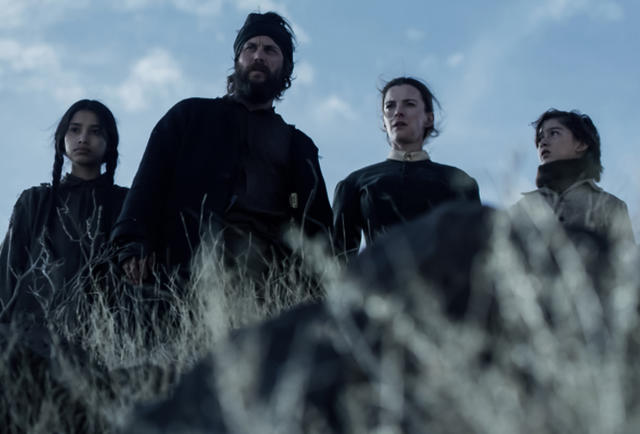 Betty Gilpin and Taylor Kitsch star in Netflix historical drama American Primeval