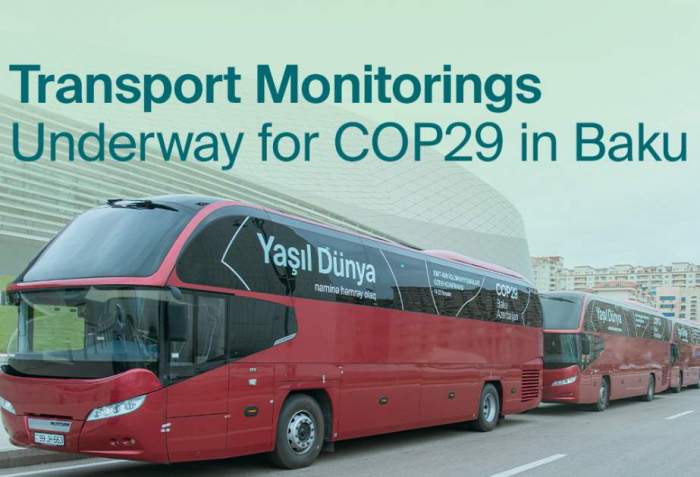 Azerbaijan conducts transport monitoring for COP29 in Baku