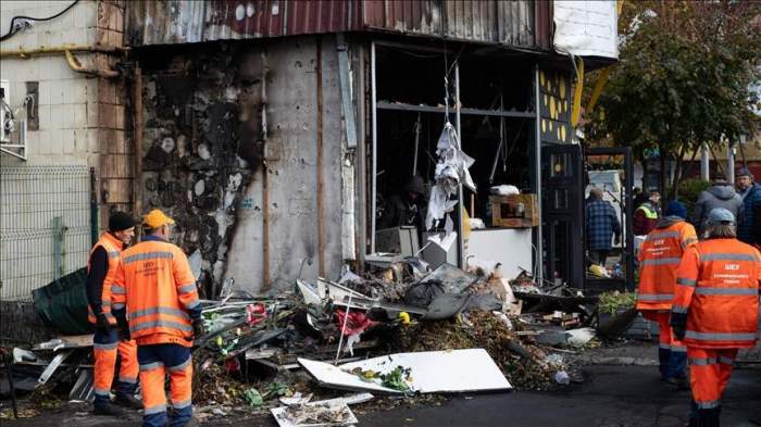 At least 9 injured in Russian drone attack on Kyiv