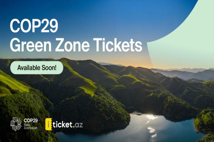 Free tickets for COP29 Green Zone available online soon 