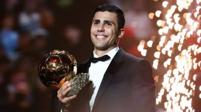 Man City and Spain midfielder Rodri wins men's Ballon d'Or 
