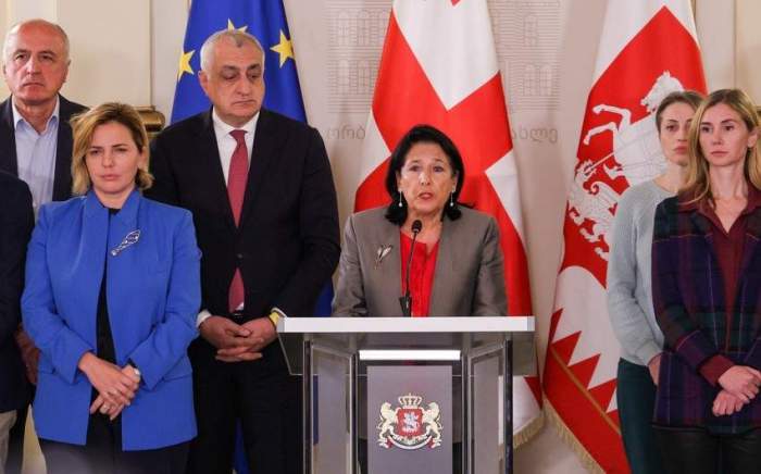 Salome Zurabishvili refused to recognize the parliamentary elections