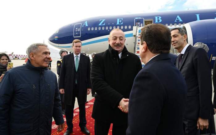 News about - President Aliyev arrives in Russia’s Kazan for BRICS summit -  VIDEO 