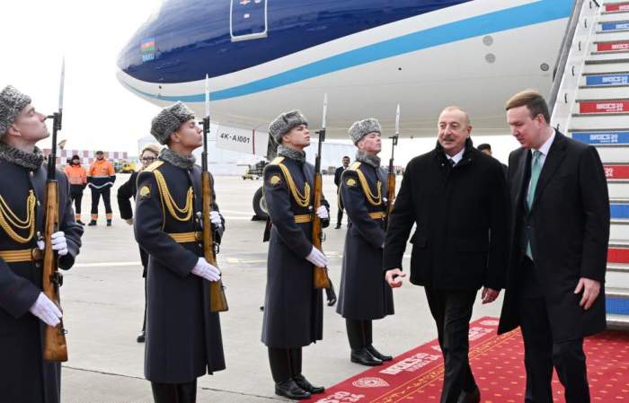 President Aliyev arrives in Russia’s Kazan for BRICS summit -  VIDEO 