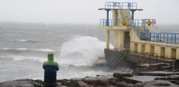 Storm Ashley has caused travel disruptions due to strong winds and heavy rain