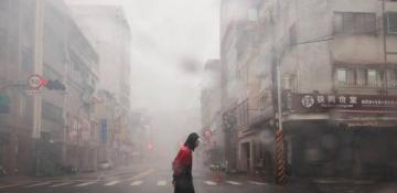 At least two dead as strong Typhoon Krathon slams into Taiwan