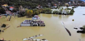 Severe flooding hits Albania's western lowlands after heavy rains 
