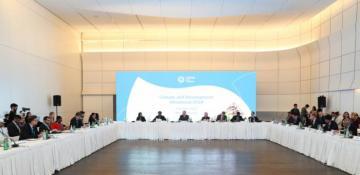 Day 2: Pre-COP29 event in Baku features climate and development ministerial meeting