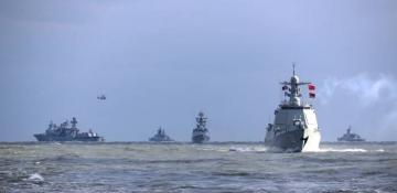Russian, Chinese coast guard ships conduct 1st joint patrol in northern Pacific