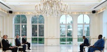 President Ilham Aliyev receives credentials of incoming ambassadors of several countries