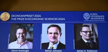 2024 Nobel Prize in economics awarded to trio for research on institutions and prosperity