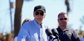 Biden assesses Hurricane Milton's devastation in Florida 