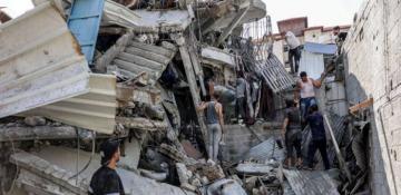 Israeli airstrikes on northern Gaza leave dozens dead 