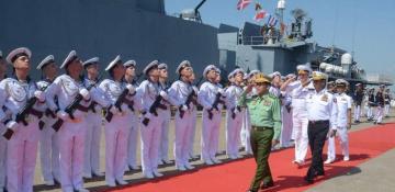 Russian warships arrive in Myanmar for joint maritime exercises