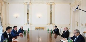 President Aliyev, CEO Vlaskamp discuss MAN Truck & Bus activities in Azerbaijan 