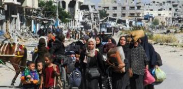 Israeli assault drives terrified Palestinians to evacuate northern Gaza 