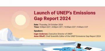 UNEP urges action to close emissions gap to prevent climate change 