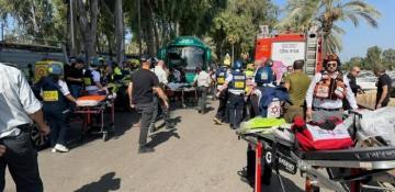A truck crashed into a bus stop near Tel Aviv  VIDEO 