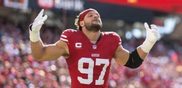 49ers star Nick Bosa stirs controversy by endorsing Trump during postgame interview 