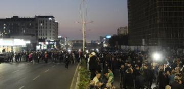 Albanian opposition protests, blocks roads, demands caretaker Cabinet 