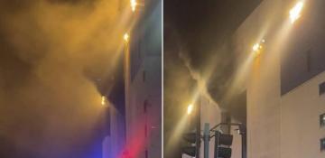 Huge fire breaks out at UK nuclear submarine shipyard