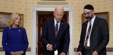 Biden honors October 7 attacks anniversary with candle-lighting ceremony at WH 