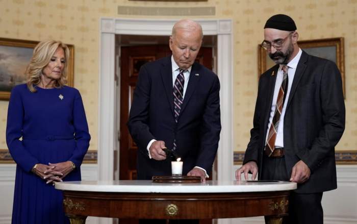 Biden honors October 7 attacks anniversary with candle-lighting ceremony at WH 